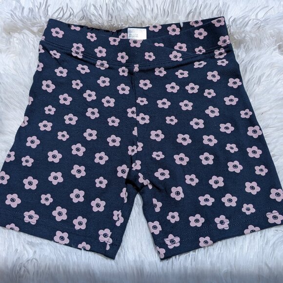 Little Trends Girls Whimsical Shorts for Bright Young Minds NWT Navy Blue floral - Picture 8 of 8